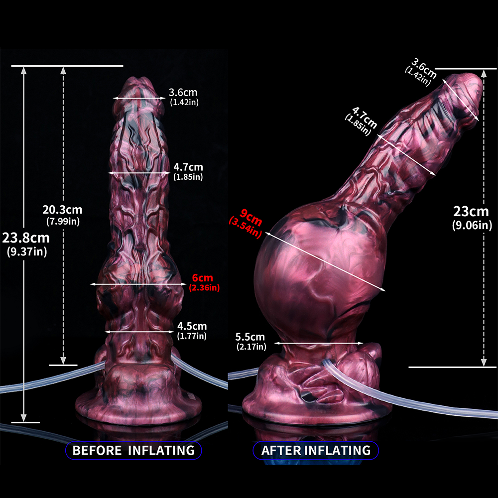 Abyssal Alpha - Inflatable Squirting Dildo