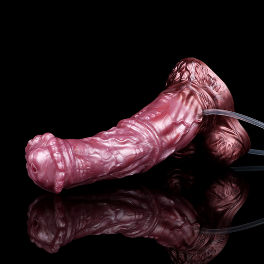Swollen Shetland - Inflatable Squirting Dildo