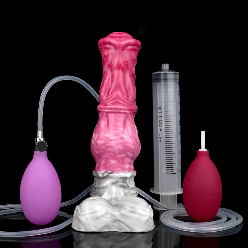 Pumped Paso Fino - Inflatable Squirting Dildo
